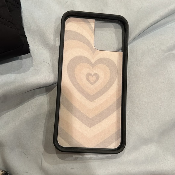 Wildflower brown latte heart case iPhone 12 Pro Max - Picture 2 of 6